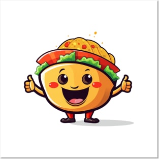 kawaii Taco T-Shirt cute potatofood Posters and Art